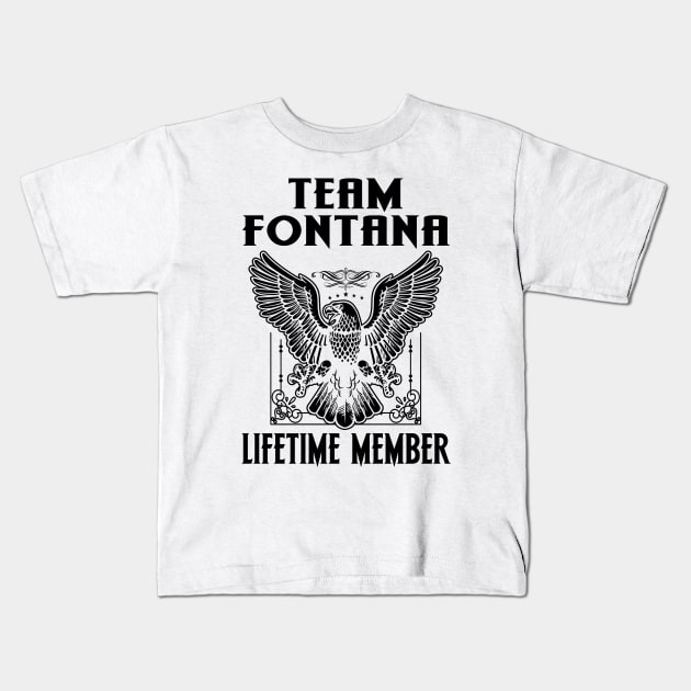 Fontana Family name Kids T-Shirt by omarbardisy